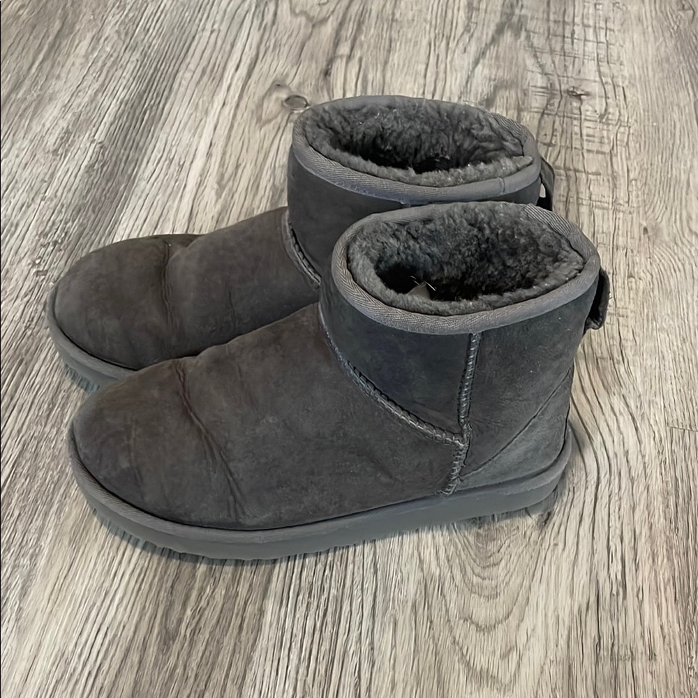 UGG Gray Ankle Boots